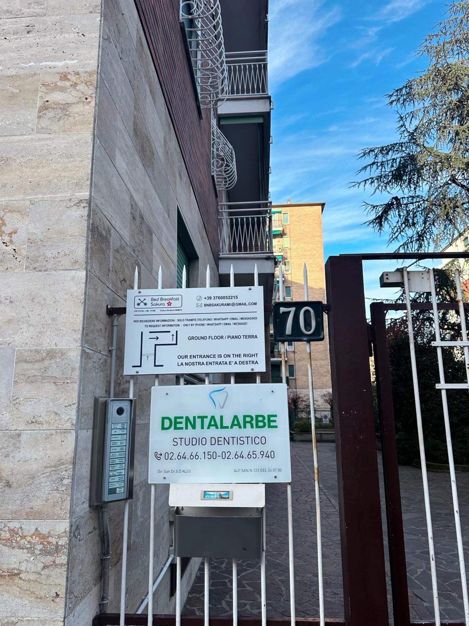 Bed & Breakfast Sakura Milano Eksteriør bilde